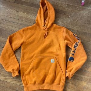 Orange carhaart hoodie